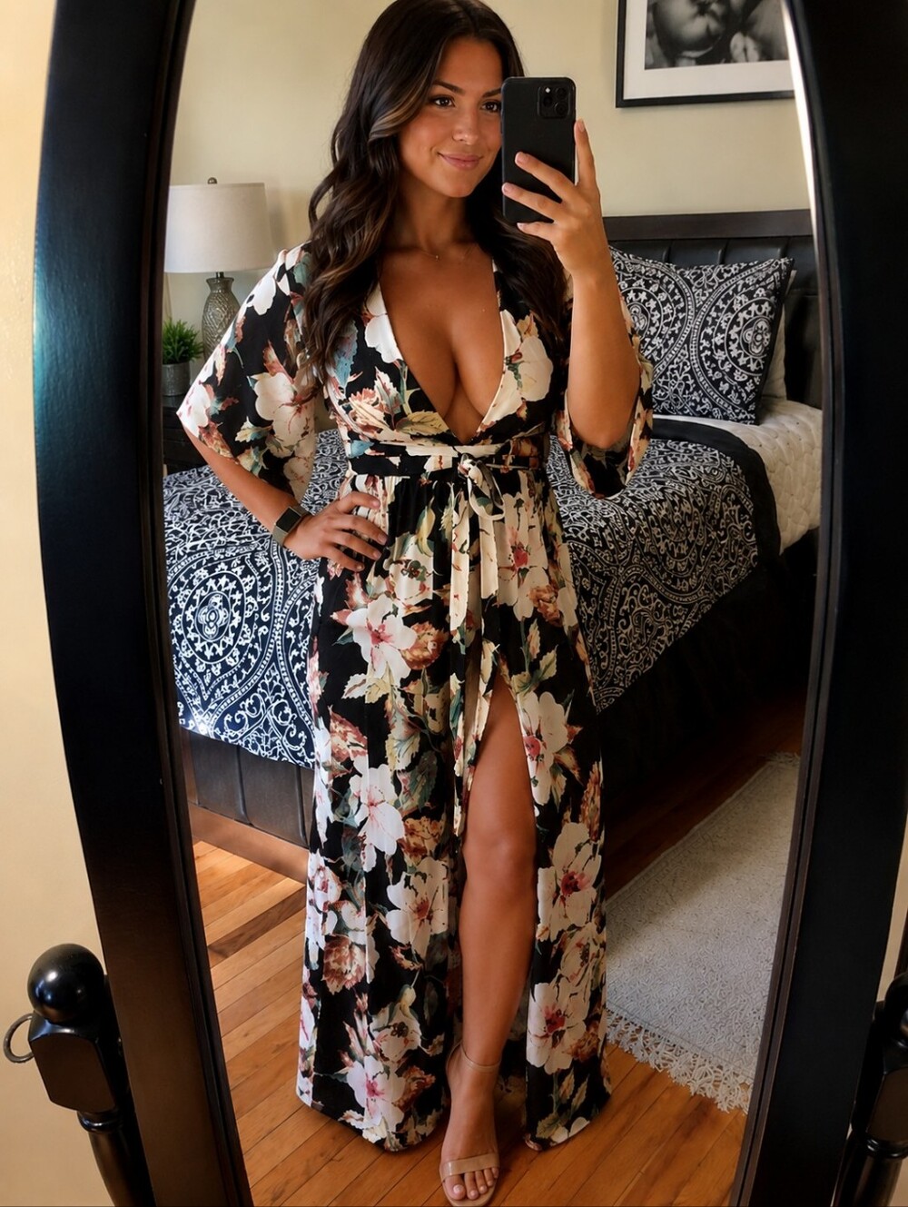 Flower Print Dress and romper
